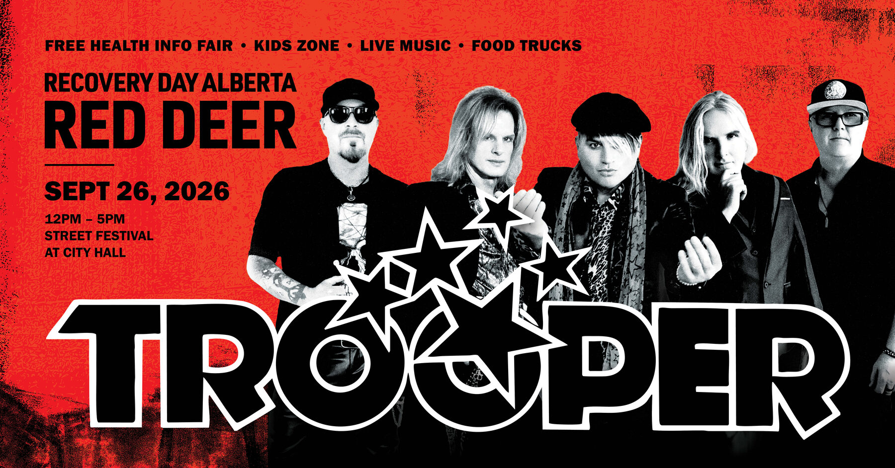 Red Deer festival artwork featuring Trooper